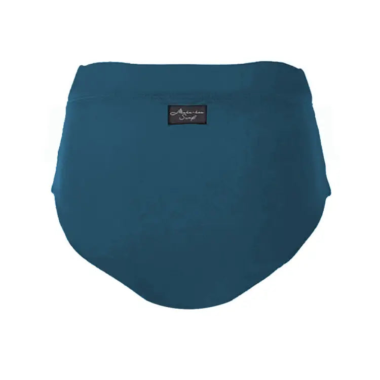 Bikini Pants: Maka-Hou Women Mid-Rise Bikini Bottom-GREEN (Japanese Brand) - 40W01-12S0009-L, 40W01-12S0009-M, Bikini Pants, Bottom,