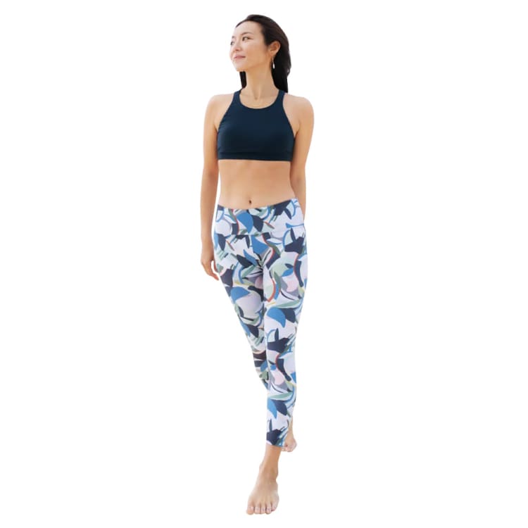 Leggings / Water: Maka - Hou Women P ＆ Yoga Leggings - MULTI - Bottom, Clothing, Fashion, Hong Kong, Japan | 71W10 - 02A - N1434 - M