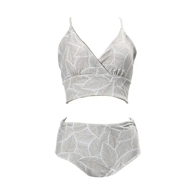 Swimsuits: Maka - Hou Women Reversible Bikini - BEIGE LEAF - Beige M Leaf, Clothing, Exceed By, Fashion, Hong Kong | 20W04 - 12S2904 - M