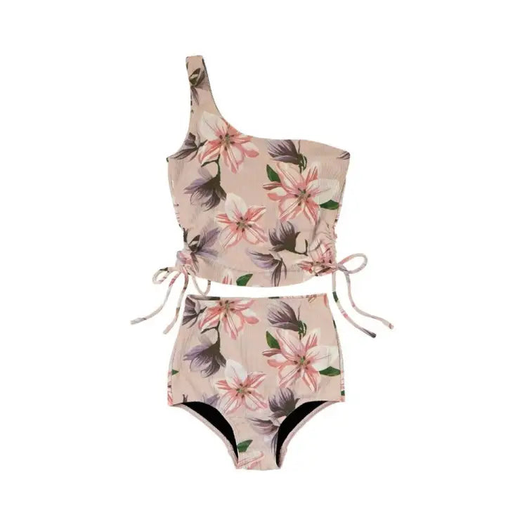 Swimsuits: Maka-Hou Women Rib Bikini-LILY BLOOM (Japanese Brand) - MAKA-HOU / Lily Bloom / M / Clothing, Exceed By, Fashion, Hong Kong,
