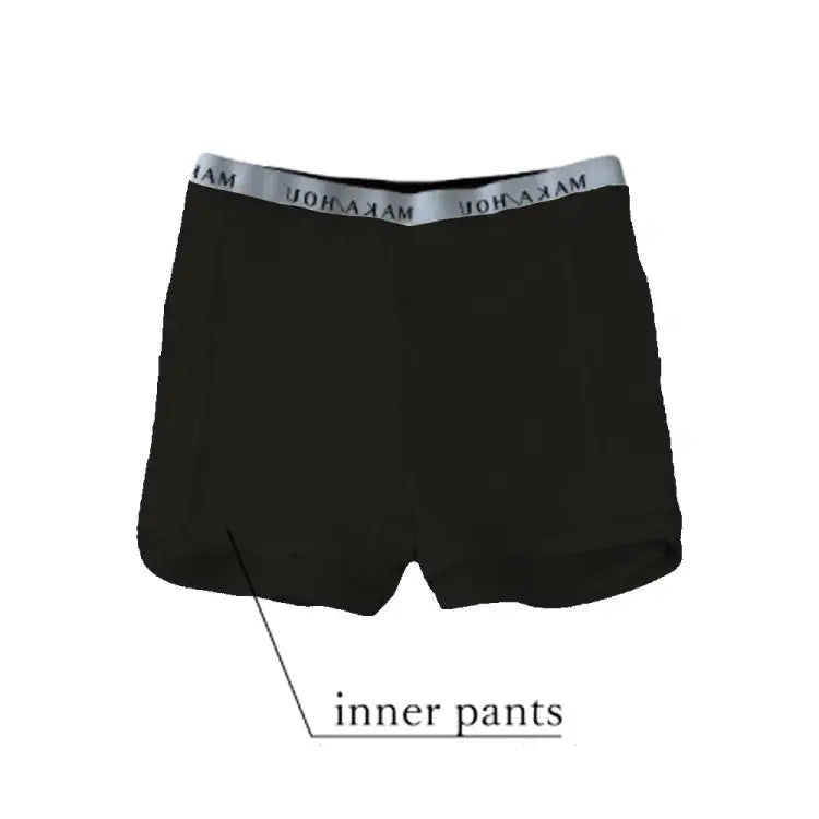 Boardshorts: Maka-Hou Women Sports Shorts-BLACK (japanese Brand) - 41W11-52S002-L, 41W11-52S002-M, Black, Boardshorts, Bottom