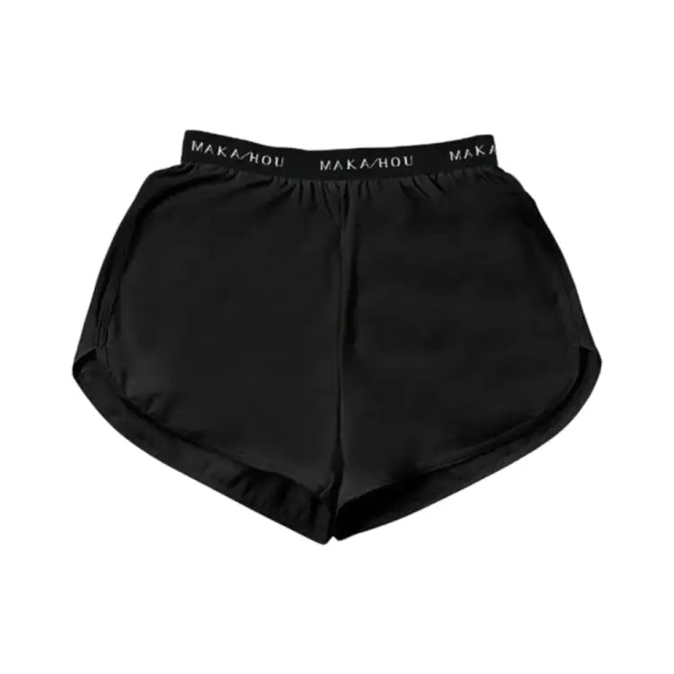 Boardshorts: Maka-Hou Women Sports Shorts-BLACK (japanese Brand) - MAKA-HOU / Black / M / 41W11-52S002-L, 41W11-52S002-M, Black,