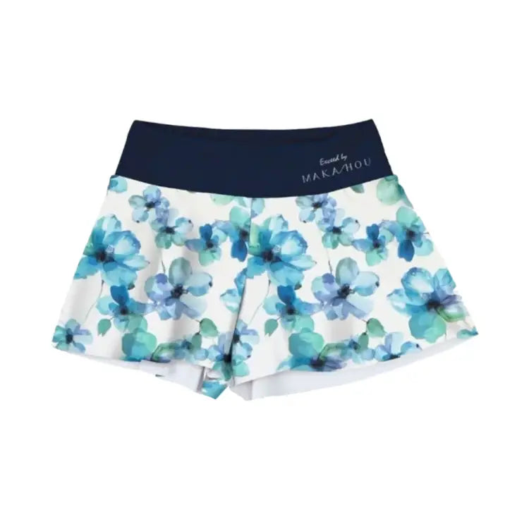 Boardshorts: Maka-Hou Women Summer Shorts-WATER FLOWER (Japanese Brand) - MAKA-HOU / Water Flower / M / Boardshorts, Bottom, Diving, Exceed