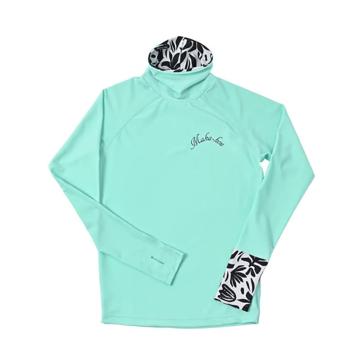 Rashguards: Maka - Hou Women Turtle Neck Rashguard - MINT - Mint M Clothing, Exceed By, Fashion, Hong Kong, Japan | 15W07 - 32S0033 - M