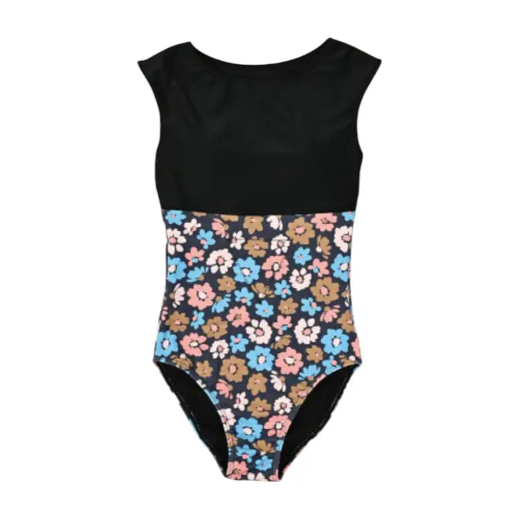 Rashguards: Maka-Hou Women Warm Swimwear-FLOWER (Japanese Brand) - 11W21-52S0001-L, 11W21-52S0001-M, Clothing, Fashion, Flower