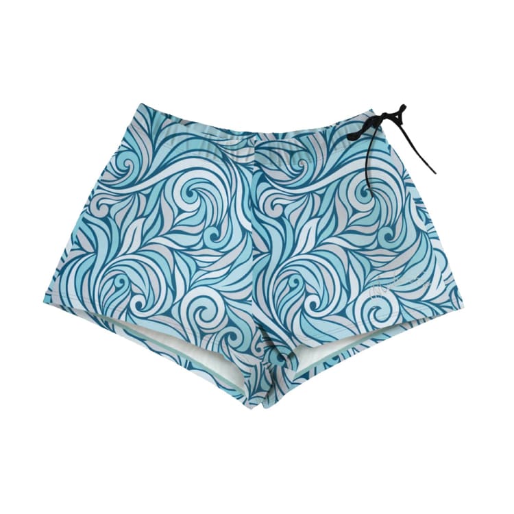 Boardshorts: Maka - Hou Women Water Shorts - BLUE WAVE - Blue M Wave, Boardshorts, Bottom, Diving, Fashion | 41W07 - 12S2532 - M