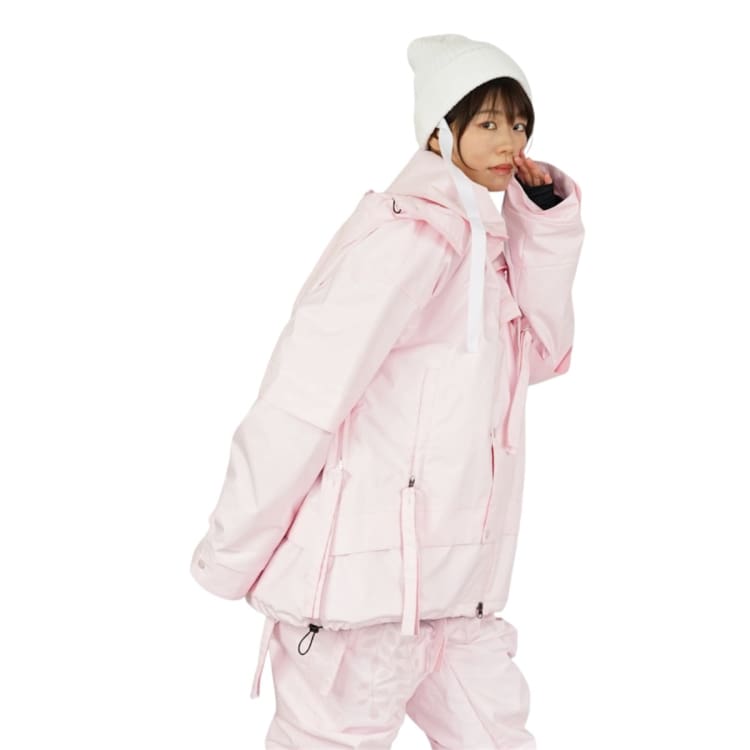 Jackets / Snow: Marqleen Coach Jacket-LTPK (Japanese Brand) [UNISEX] - 2024, Clothing, Ice & Snow, Jackets, Jackets / Snow | MQ04003-997-S