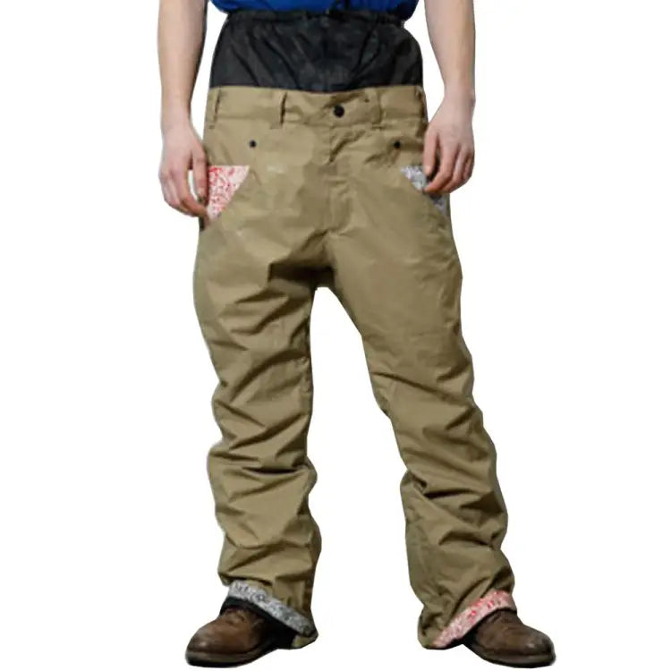 Pants / Snow: MARQLEEN PLATINUM PANTS (Japanese Brand) ML9501-830 [Unisex] - MARQLEEN ULTIMARA / M / Beige / 1920 Beige Clothing Ice & Snow