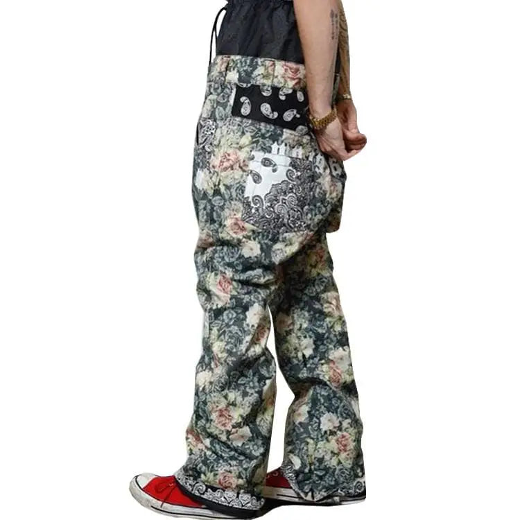 Pants / Snow: [ PRE-ORDER ] MARQLEEN PLATINUM PANTS (Japanese Brand) ML9501-985 [Unisex] - MARQLEEN ULTIMARA / S / Dryflower / 1920 Clothing