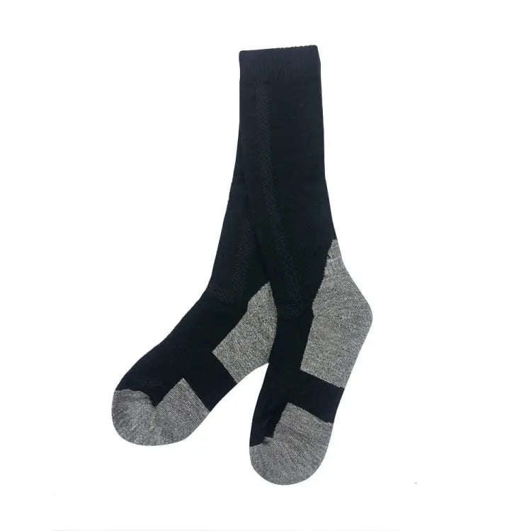 Socks / Snow: Merino Wool Long Socks-BLACK - 2023, Accessories, Bearx, Black, Ice & Snow | JP4518763074344-BLK