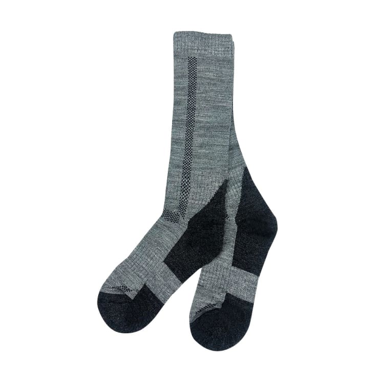 Socks / Snow: Merino Wool Long Socks-GREY - 2023, Accessories, Bearx, Grey, Ice & Snow | JP4518763074344-BLK