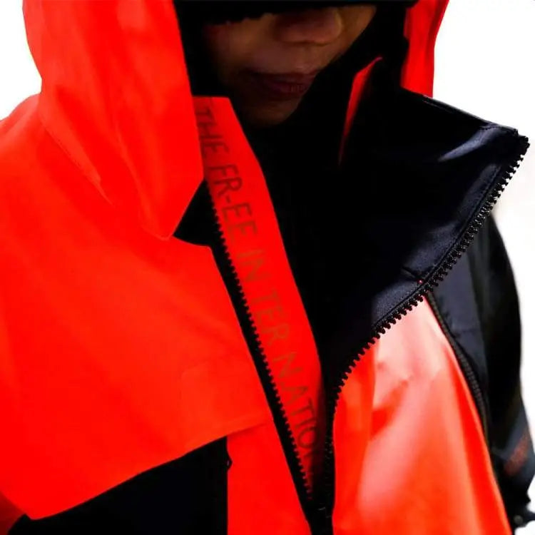 Jackets / Snow: [ PRE-ORDER ] MRS HARUMAKI SNOW JACKET (Japanese Brand) Blazing Orange [Unisex] - 1920 Blazing Orange Clothing Ice & Snow