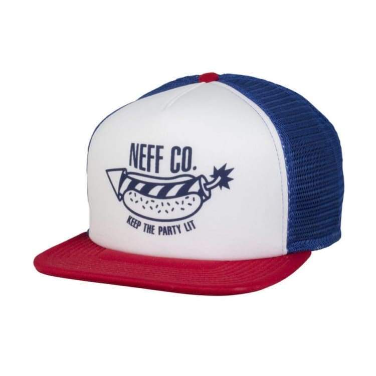 Headwear / Caps: Neff Suburbia Trucker - America - Neff / Free / Navy / 2017 Accessories Cap Head & Neck Wear Headwear / Caps |