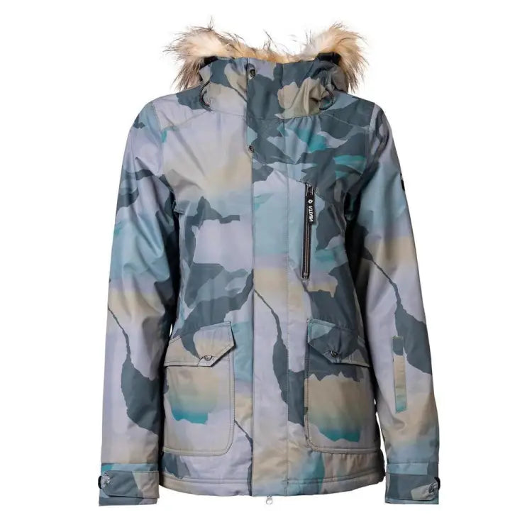 Jackets / Snow: NIKITA Women Hawthorne Print Snow Jacket-Mountain Camo - NIKITA / S / Mountain Camo / 2021, Clothing, Ice & Snow, Jackets, 