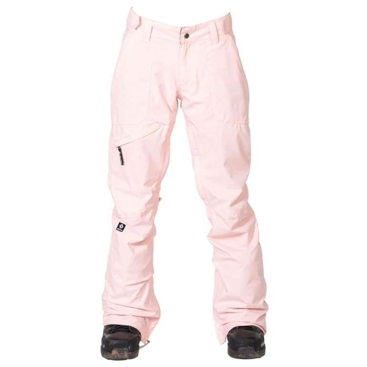 NIKITA Women White Pine Textured Snow Pants - Blush Pink – optcool