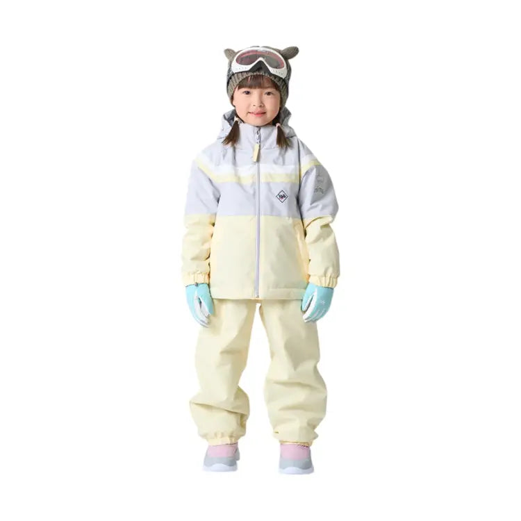 Jackets / Snow: Nima Kids Classic Snow Suits-YELLOW (Japanese Brand) - Nima / Blue / 110 / 2025, 25JR-1601-21P-110, 25JR-1601-21P-120,