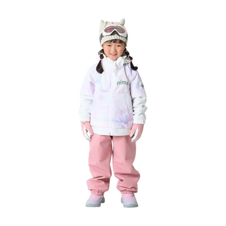 Jackets / Snow: Nima Kids Graffiti Snow Suits-PINK (Japanese Brand) - Nima / Pink / 110 / 2025, 25JR-1601-21P-110, 25JR-1601-21P-120,