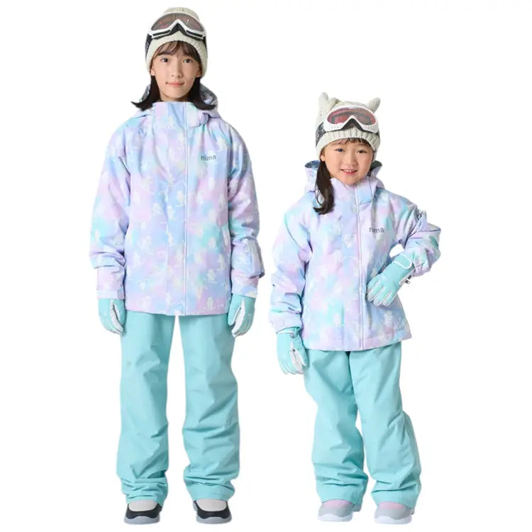 Jackets / Snow: Nima Kids Rider Snow Suits-RAINBOW (Japanese Brand) - 2025, 25JR-1601-21P-110, 25JR-1601-21P-120, 25JR-1601-21P-130,