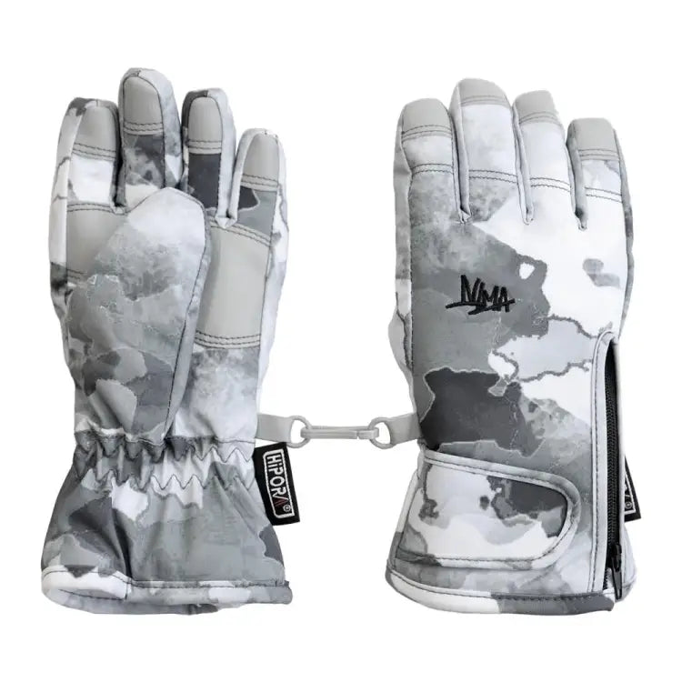 Gloves & Mittens / Snow: Nima Kids Snow Gloves-GRAY (Japanese Brand) - Nima / Grey / 110 / 2024, Accessories, Black, Gloves, Gloves &