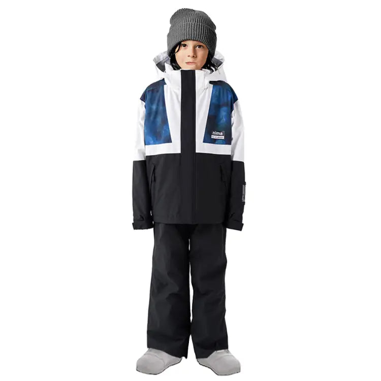 Jackets / Snow: Nima Kids Snow Suits-BLUE/BLACK (Japanese Brand) - 2023, Blue/Black, Clothing, Ice & Snow, Jackets | NIMA-35P-JR1453-110