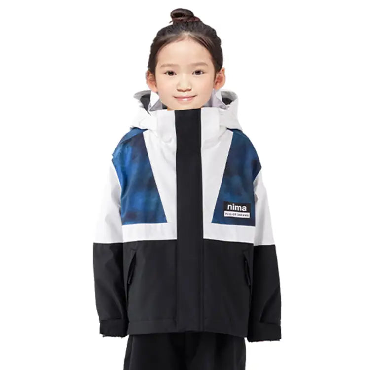 Jackets / Snow: Nima Kids Snow Suits-BLUE/BLACK (Japanese Brand) - 2023, Blue/Black, Clothing, Ice & Snow, Jackets | NIMA-35P-JR1453-110