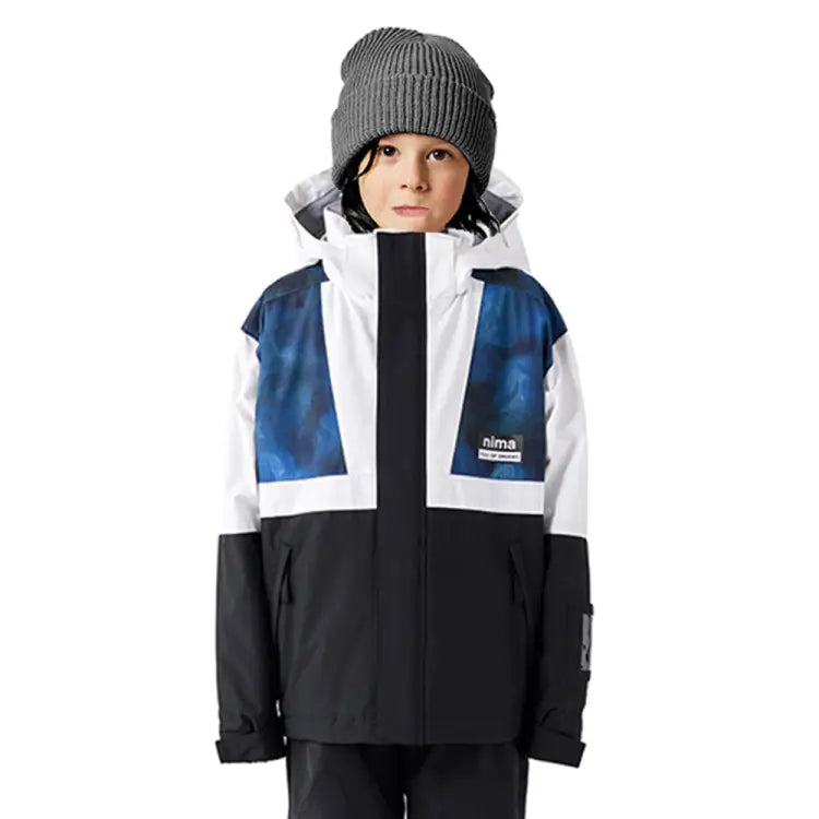 Jackets / Snow: Nima Kids Snow Suits-BLUE/BLACK (Japanese Brand) - 2023, Blue/Black, Clothing, Ice & Snow, Jackets | NIMA-35P-JR1453-110
