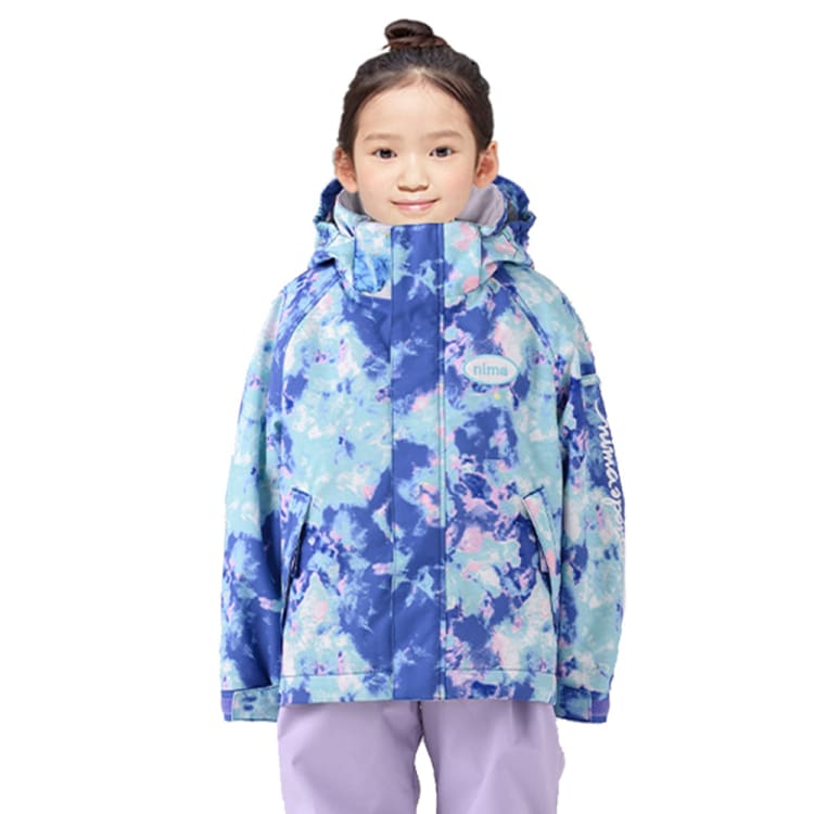 Jackets / Snow: Nima Kids Snow Suits-BLUE FLOWER (Japanese Brand) - 2023, BLUE FLOWER, Clothing, Ice & Snow, Jackets | NIMA-39P-JR1455-110
