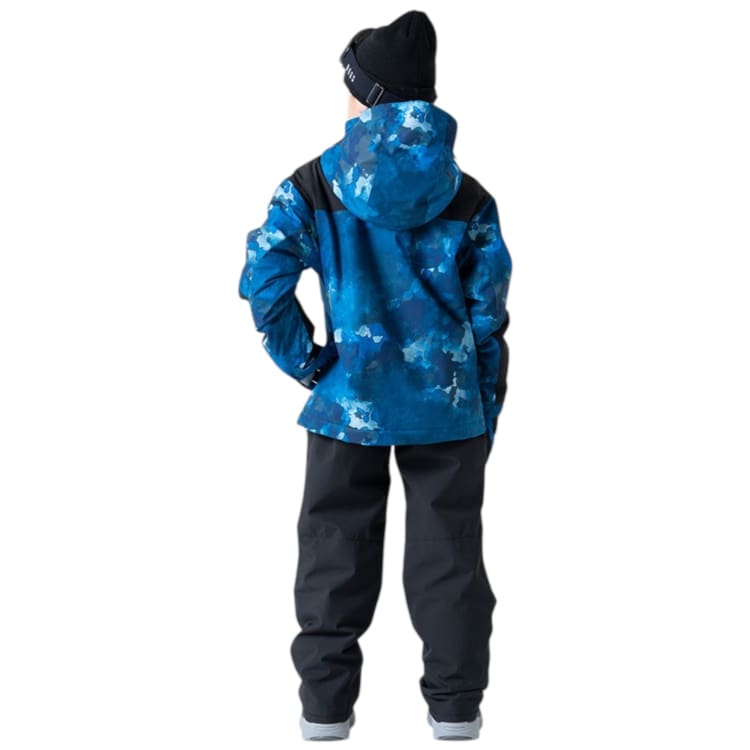 Jackets / Snow: Nima Kids Snow Suits-BLUE (Japanese Brand) - 2024, Blue, Blue Flower, Clothing, Ice & Snow | 24JR1501-35P-130