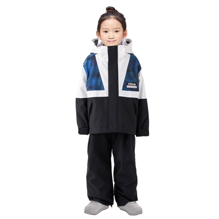 Jackets / Snow: Nima Kids Snow Suits-BLUE/BLACK (Japanese Brand) - 2023, Blue/Black, Clothing, Ice & Snow, Jackets | NIMA-35P-JR1453-110
