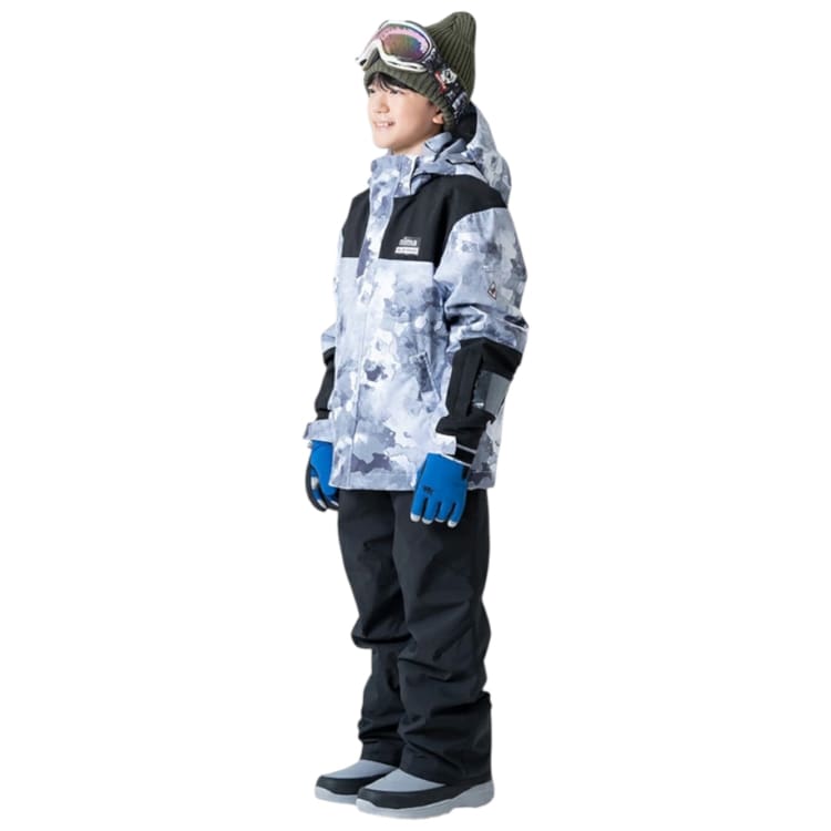 Jackets / Snow: Nima Kids Snow Suits-CAMO (Japanese Brand) - 2024, Blue Flower, Camo, Clothing, Goggles Specials x Snow Wear