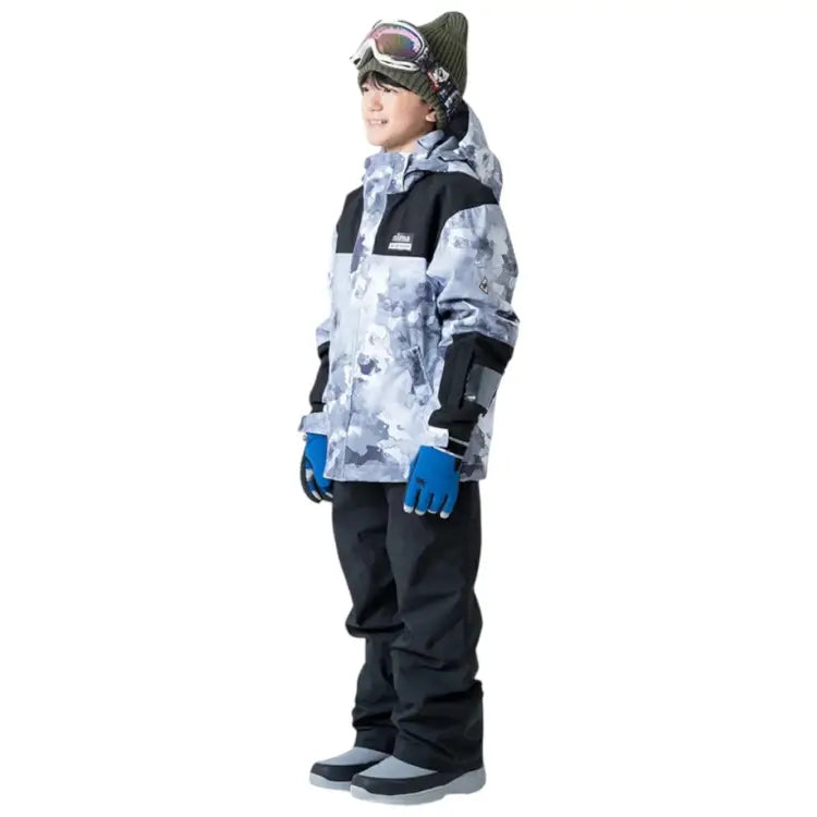 Jackets / Snow: Nima Kids Snow Suits-CAMO (Japanese Brand) - 2024, Blue Flower, Camo, Clothing, Goggles Specials x Snow Wear