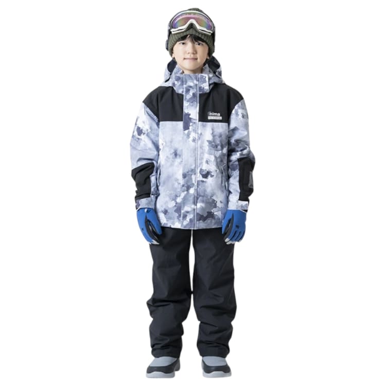 Jackets / Snow: Nima Kids Snow Suits-CAMO (Japanese Brand) - 2024, Blue Flower, Camo, Clothing, Goggles Specials x Snow Wear