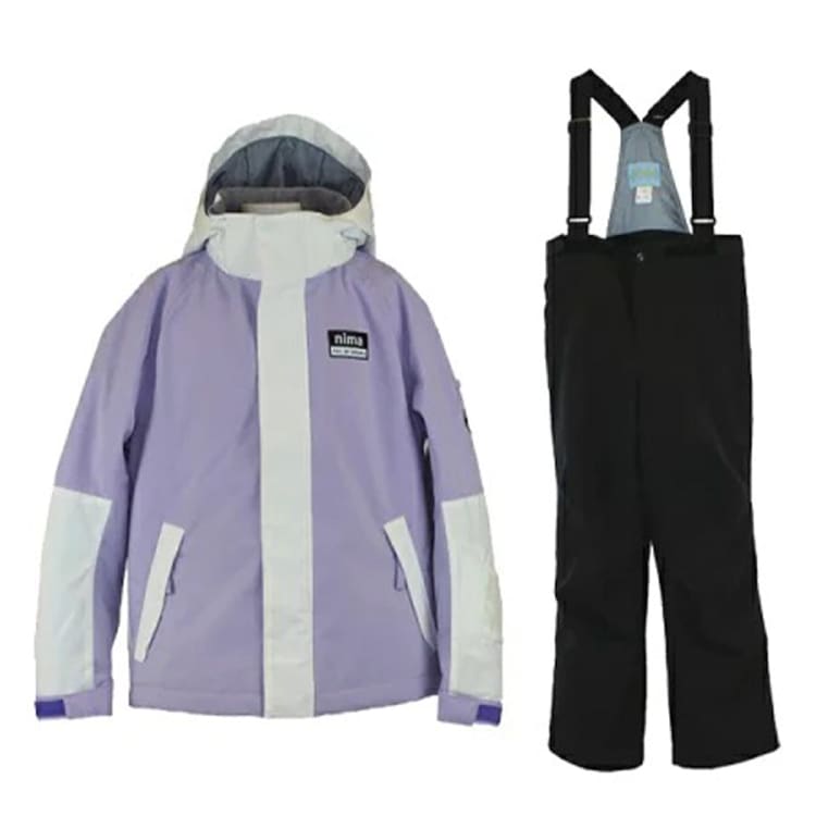 Jackets / Snow: Nima Kids Snow Suits-PURPLE (Japanese Brand) - Nima / Purple / 140 / 2023, Clothing, Ice & Snow, Jackets, Jackets / Snow |