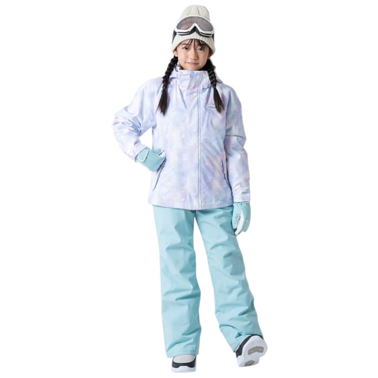 Jackets / Snow: Nima Kids Snow Suits-PURPLE (Japanese Brand) - 2024, Blue Flower, Clothing, Ice & Snow, Jackets | 24JR1502-99P-130