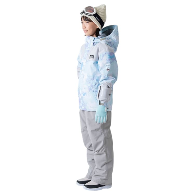 Jackets / Snow: Nima Kids Snow Suits-SKYBLUE (Japanese Brand) - 2024, Blue Flower, Clothing, Ice & Snow, Jackets | 24JR1501-99P-130