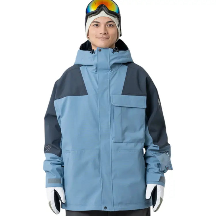 Jackets / Snow: Nima Unisex Hova Snow Jacket-BLUE (Japanese Brand) - Nima / Blue / S / 2025, Blue, Clothing, Goggles Specials x Snow Wear,