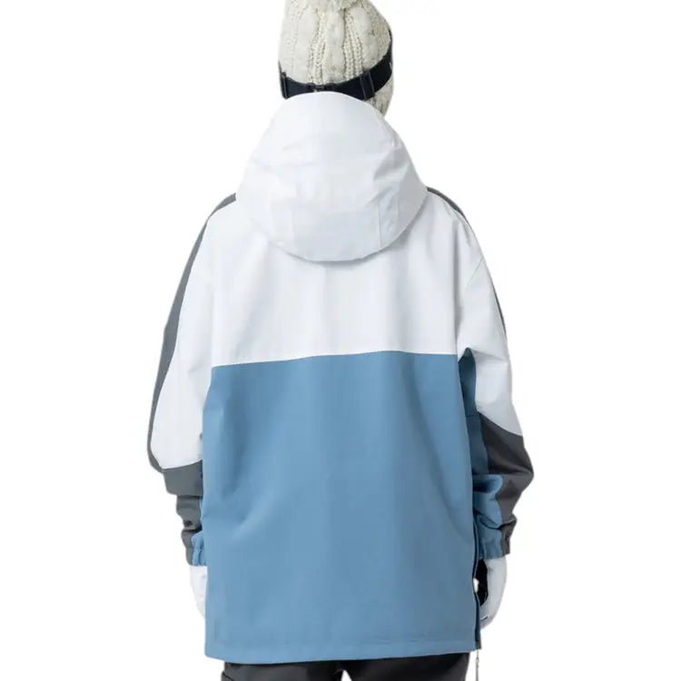 Jackets / Snow: Nima Unisex Popover Snow Anorak-BLUE (Japanese Brand) - 2025, Blue, Clothing, Goggles Specials x Snow Wear, Ice & Snow