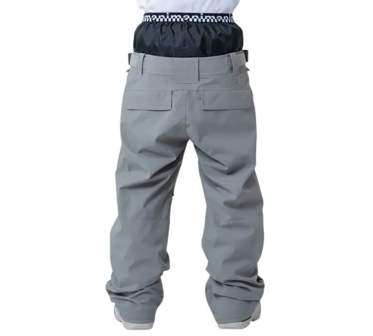 Pants / Snow: Nima Unisex Regualr Snow Pants-GRAY (Japanese Brand) - 2025, Clothing, Goggles Specials x Snow Wear, Grey, Ice & Snow