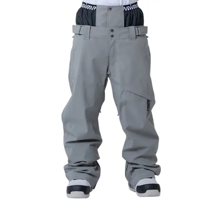 Pants / Snow: Nima Unisex Regualr Snow Pants-GRAY (Japanese Brand) - Nima / Grey / S / 2025, Clothing, Goggles Specials x Snow Wear, Grey,