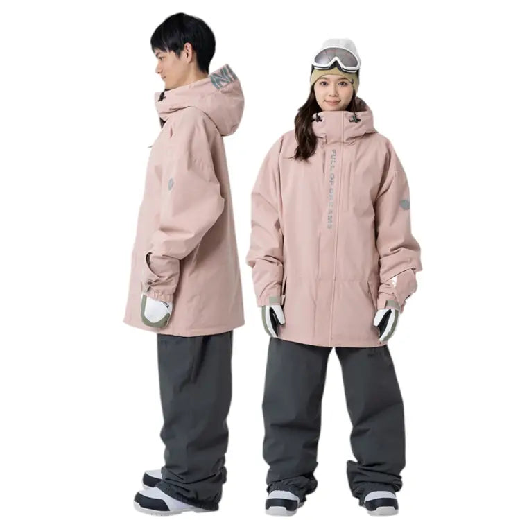 Jackets / Snow: Nima Unisex Smarty Snow Jacket-PINK (Japanese Brand) - 2025, Clothing, Goggles Specials x Snow Wear, Ice & Snow, Jackets