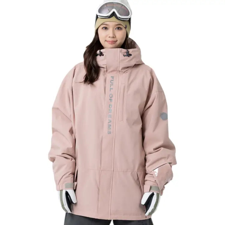 Jackets / Snow: Nima Unisex Smarty Snow Jacket-PINK (Japanese Brand) - Nima / Pink / S / 2025, Clothing, Goggles Specials x Snow Wear, Ice