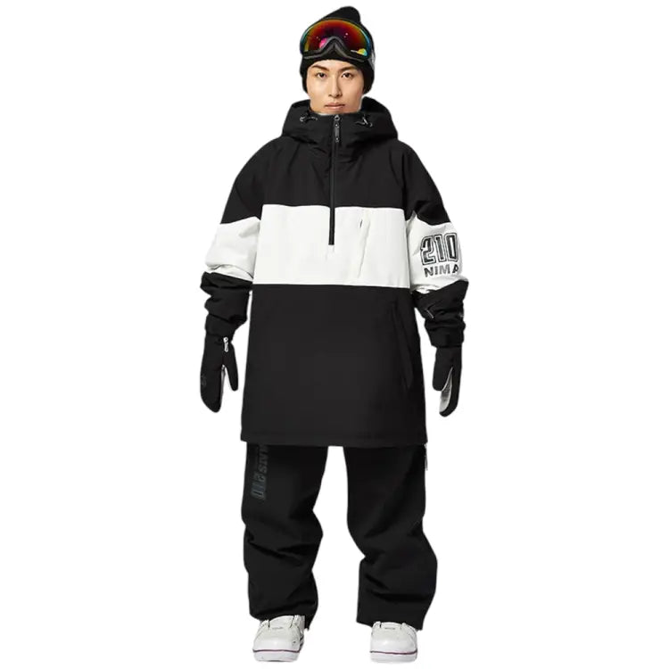 Jackets / Snow: Nima Unisex Snow Anorak-BLACK (Japanese Brand) - 2024, Black, Clothing, Ice & Snow, Jackets | 24NB1106-19-S
