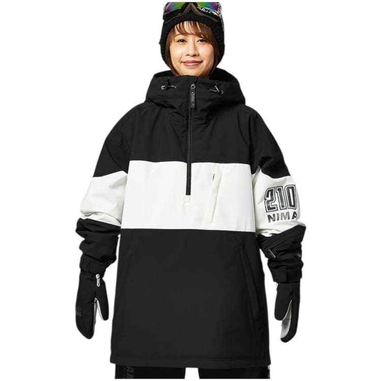 Jackets / Snow: Nima Unisex Snow Anorak-BLACK (Japanese Brand) - Nima / Black / S / 2024, Black, Clothing, Ice & Snow, Jackets