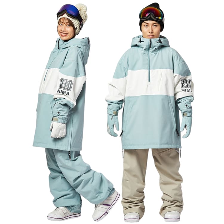 Jackets / Snow: Nima Unisex Snow Anorak-BLUE (Japanese Brand) - 2024, Blue, Clothing, Ice & Snow, Jackets | 24NB1106-34-S