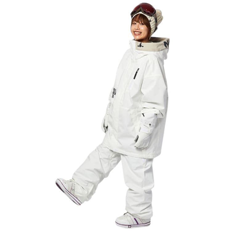 Jackets / Snow: Nima Unisex Snow Jacket-WHITE (Japanese Brand) - 2024, Clothing, Ice & Snow, Jackets, Jackets / Snow | 24NB1105-21-S