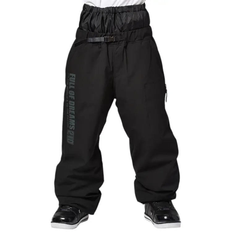 スノーボード qmile BAGGY PANTS BLACK XL スノーボード qmile BAGGY PANTS BLACK XL スノーボード qmile