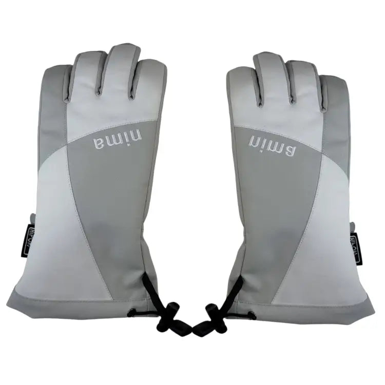 Gloves & Mittens / Snow: Nima Women 5-Finger Snow Gloves-WHITE - Nima / White / S / 2025, Accessories, Gloves, Gloves & Mittens / Snow,