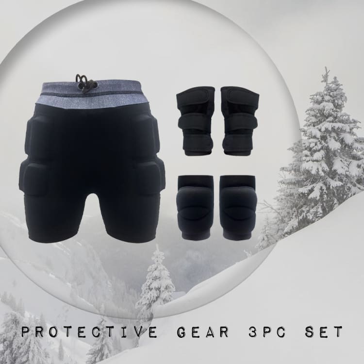 Protector / Set: [ONLINE EXCLUSIVE] Snow Protective Gear 3pc Set - Luxs / S (23-31) / Free Size / 2023, Bearx, Equipment, Gear, Ice & Snow |