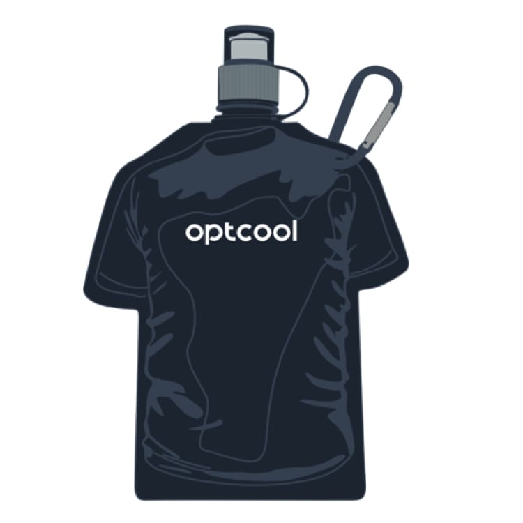 : OPTCOOL Tee Shaped Water Bottle - Accessories Hydration & Water Bottles Ice & Snow Land LCX | OCHK-OPTCOOL-1097311826-BLK