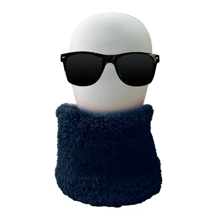 Bandanas & Face Masks: Peax Fur Neck Warmer-NAVY - Peax / Navy / ON / 2024, Accessories, Bandanas & Face Masks, Bearx, Head & Neck Wear